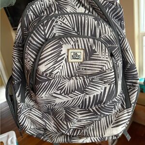 Dakine Palm Leaf Black and White Backpack